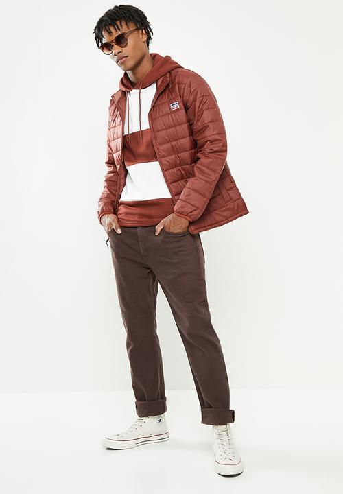 Levi’s® - Fillmore rugby hoodie - fired brick
