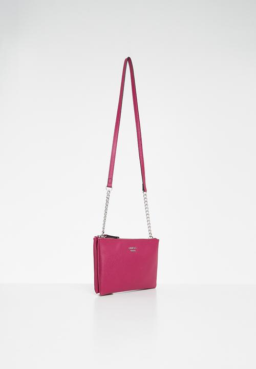 GUESS - Kalei mini dbl zip crossbody - orchid