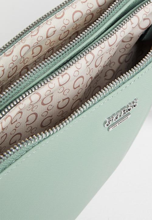 GUESS - Kalei mini dbl zip crossbody - moss
