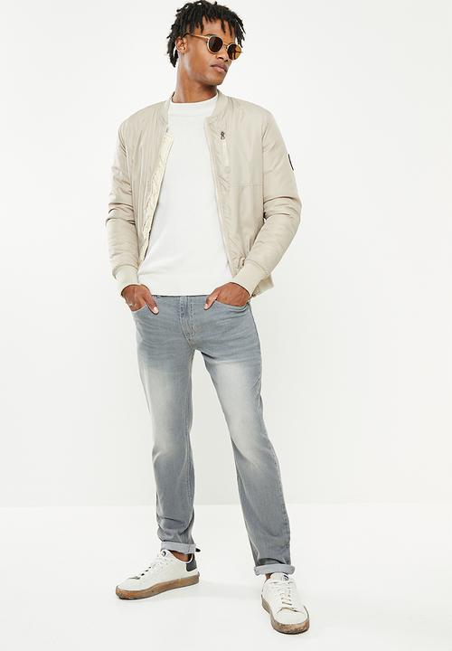 Lee  - Eddie regular fit tapered jeans - grey stretch