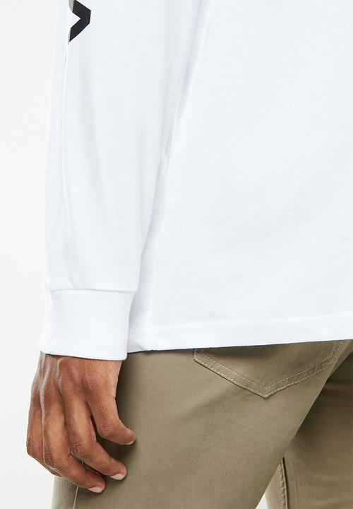 RVCA - Big RVCA Long Sleeve Tee - White