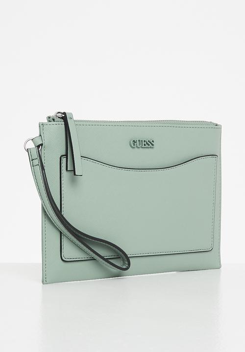 GUESS - Tempe slg wristlet - moss