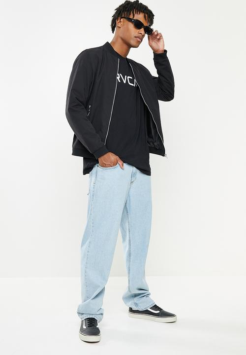 RVCA - Big RVCA short sleeve - black & white