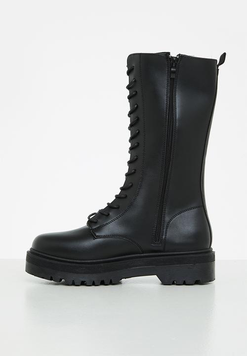 Superbalist - Valda lace up boot- black