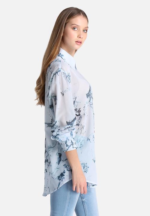 Glamorous - Marble Print Blouse