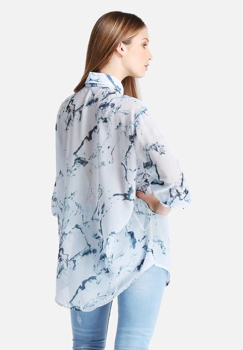 Glamorous - Marble Print Blouse
