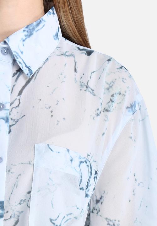 Glamorous - Marble Print Blouse
