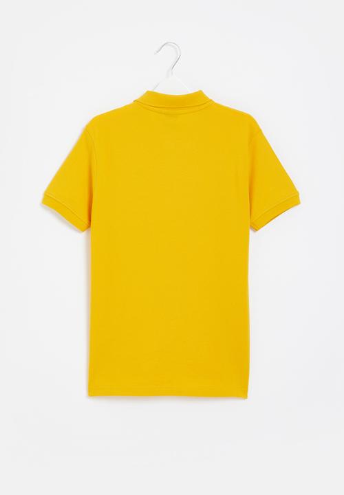 POLO - Boys classic short sleeve golfer - yellow