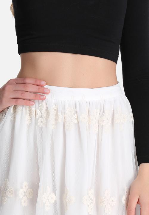 Glamorous - Lace Overlay Skirt