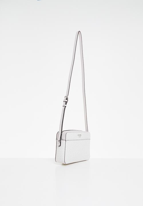 GUESS - Kalei mini camera crossbody - eggshell