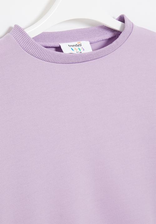 Trendyol - Girls long sleeve sweatshirt - lilac