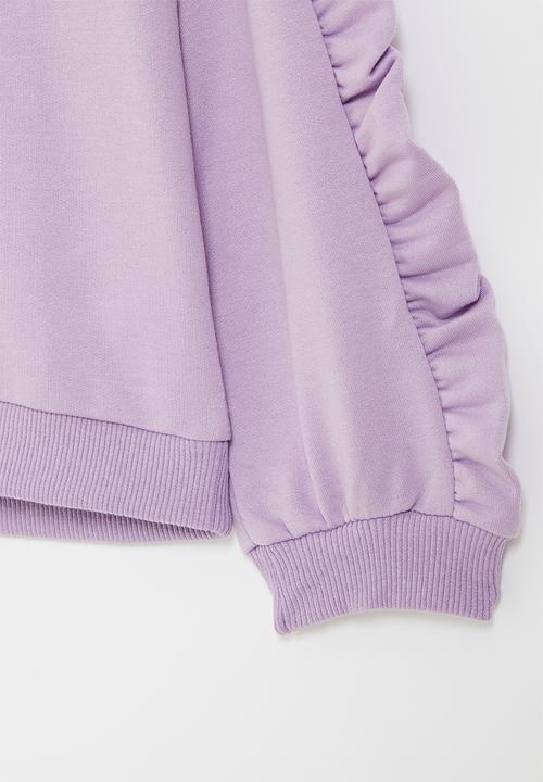 Trendyol - Girls long sleeve sweatshirt - lilac
