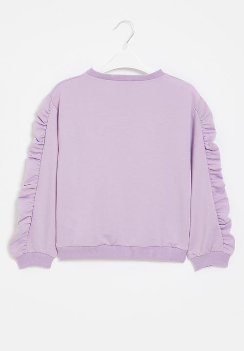 Trendyol - Girls long sleeve sweatshirt - lilac
