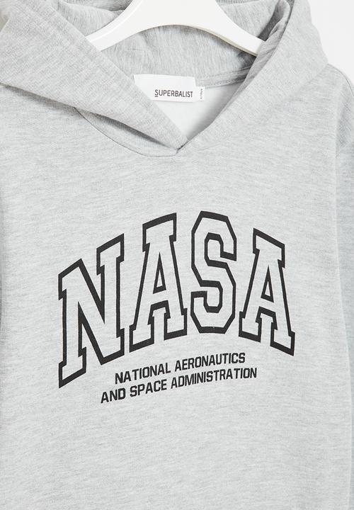 Superbalist - NASA hoodie - grey melange