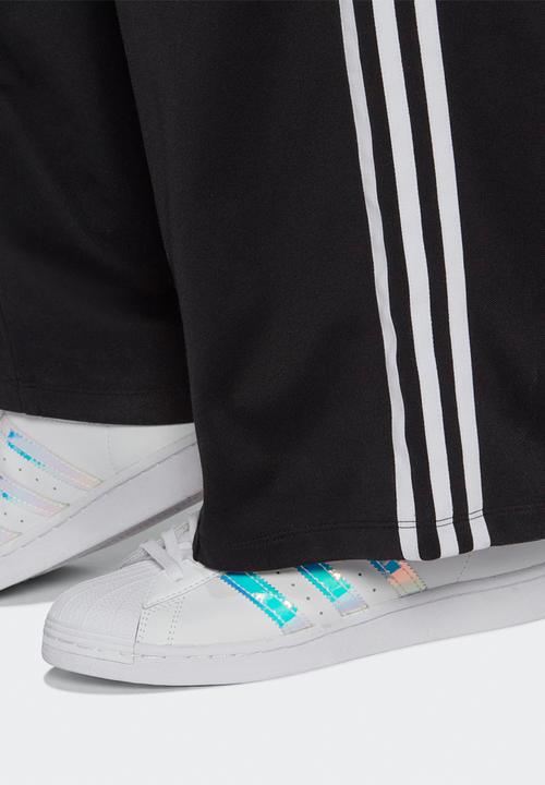 adidas Originals - Wideleg double knit trackpants - black