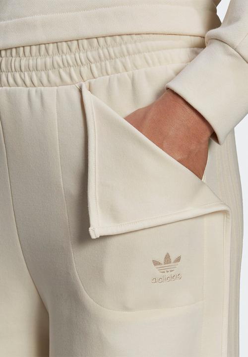 adidas Originals - Wideleg non-dye pants - stone