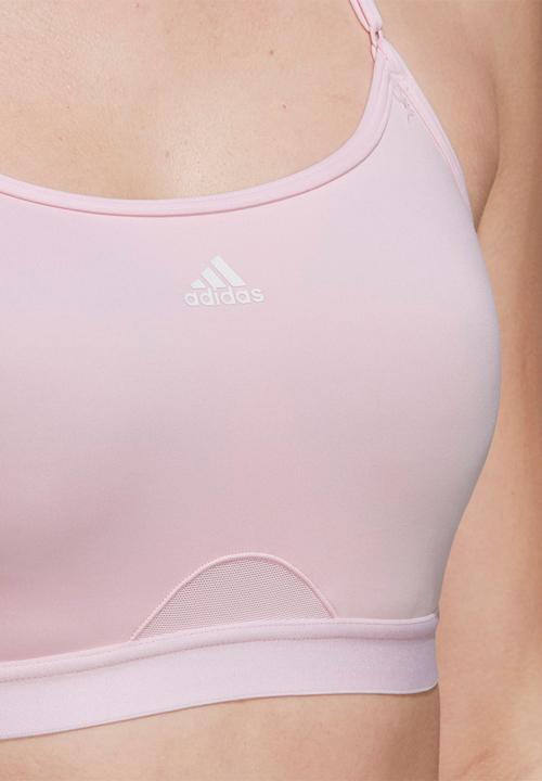 adidas Performance - Trn strap training bra - clear pink
