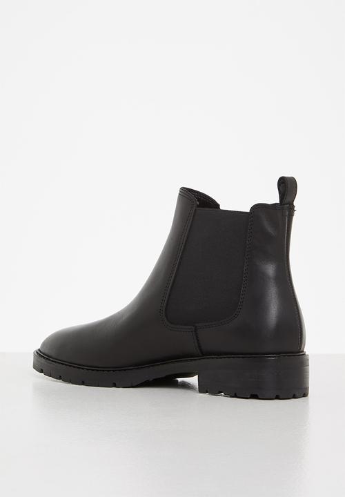 Steve Madden - Leopold leather chelsea boot - black