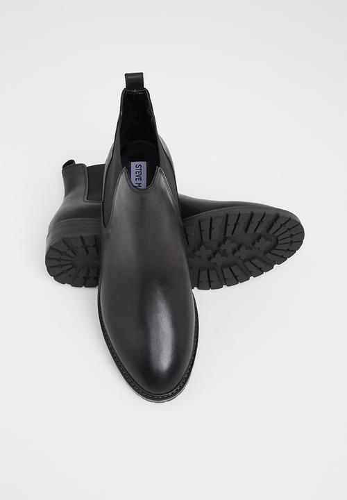Steve Madden - Leopold leather chelsea boot - black