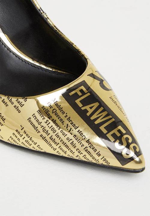Steve Madden - Stanze court heel - black & gold