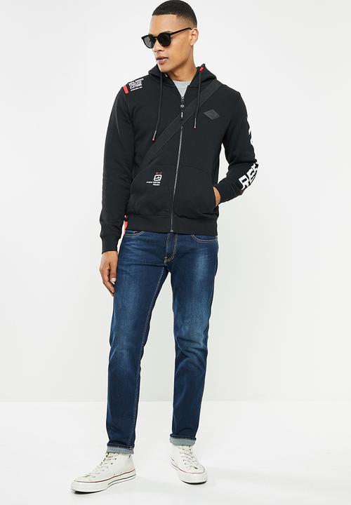 Replay - Replay zip hoody - black