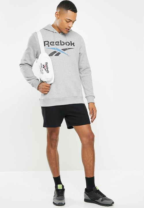 Reebok - Ri ft oth bl hoodie   - medium grey heather