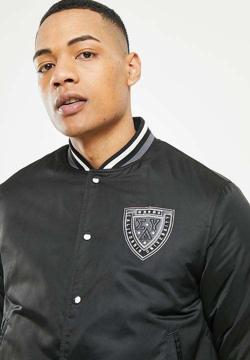 Superdry. - Varsity bomber - jet black