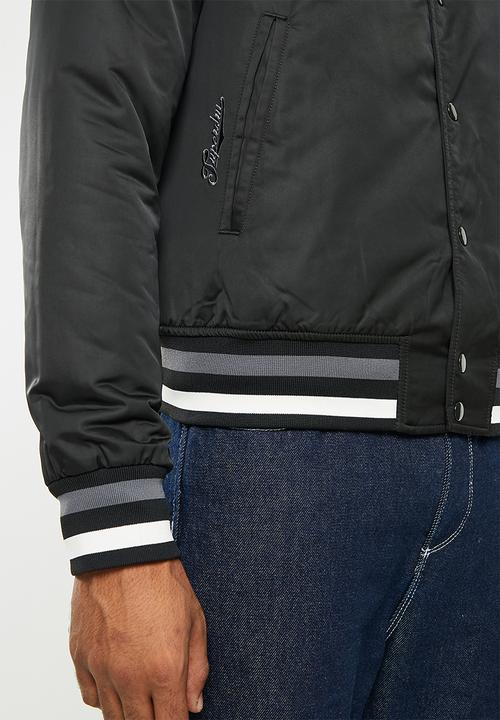 Superdry. - Varsity bomber - jet black