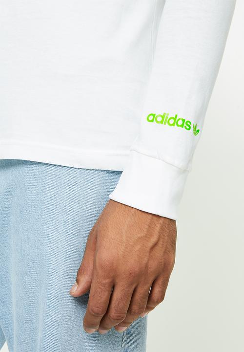 adidas Originals - Bball surreal LS Tee- core white