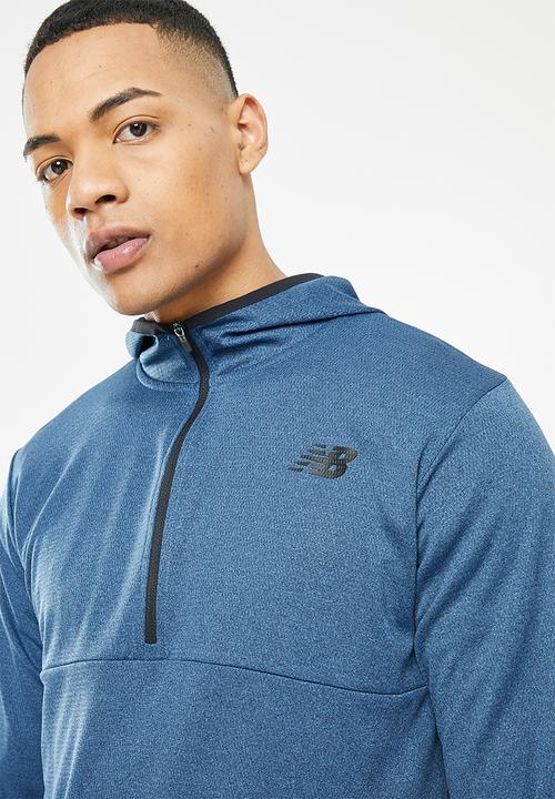 New Balance  - Tenacity qtr zip - serene blue