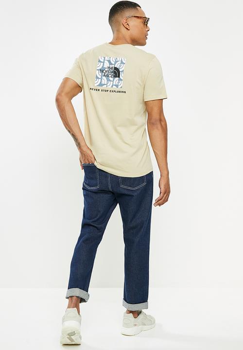The North Face - M short sleeve redbox tee - brown