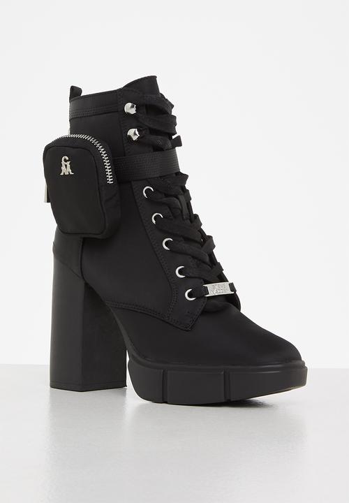 Steve Madden - Renegade-p lace up boot - black