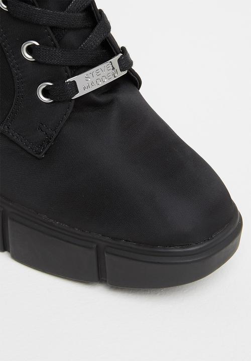 Steve Madden - Renegade-p lace up boot - black