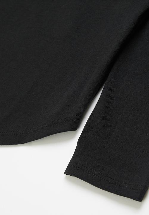 Nike - Nkg mini me ls gfx tee - black