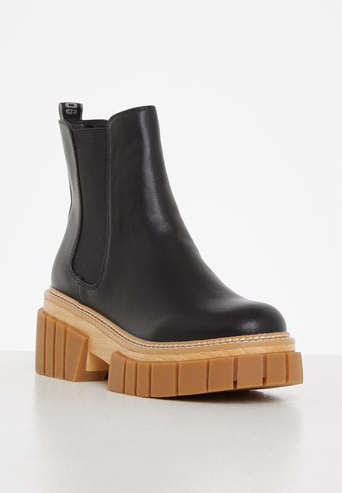 Steve Madden - Hailstorm leather chelsea boot - black