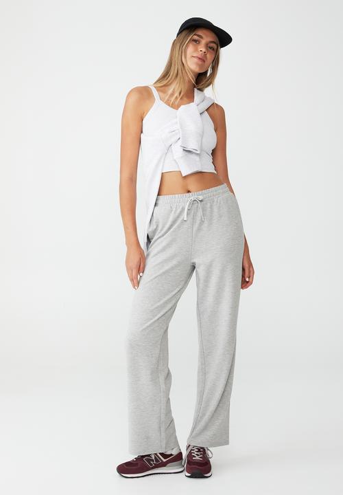 Cotton On - Wide leg studio pant - grey marle