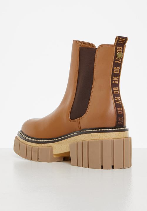 Steve Madden - Hailstorm leather chelsea boot - tan