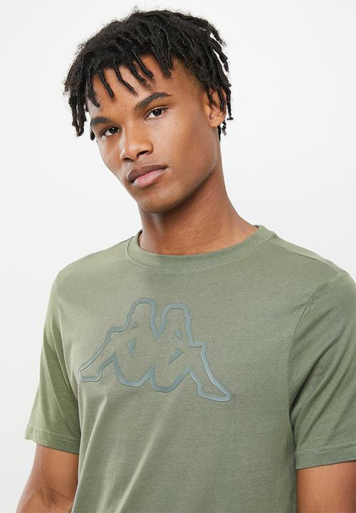KAPPA - Logo coly T-shirt - green
