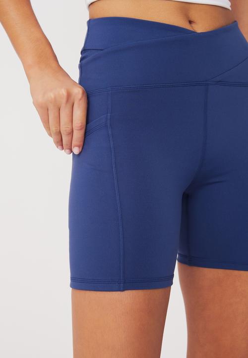 Cotton On - Ultra soft pocket bike short - vintage navy