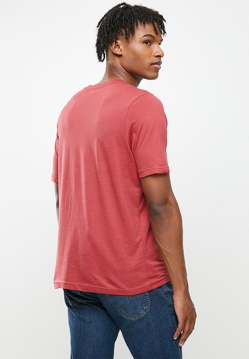 KAPPA - Logo coly T-shirt - burgundy