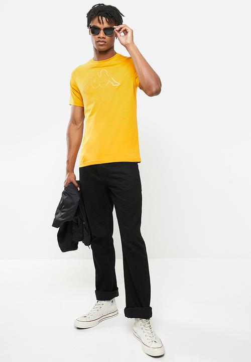 KAPPA - Logo ceda tee - yellow raspberry