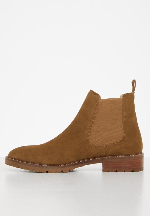 Steve Madden - Leopold suede chelsea boot - chestnut