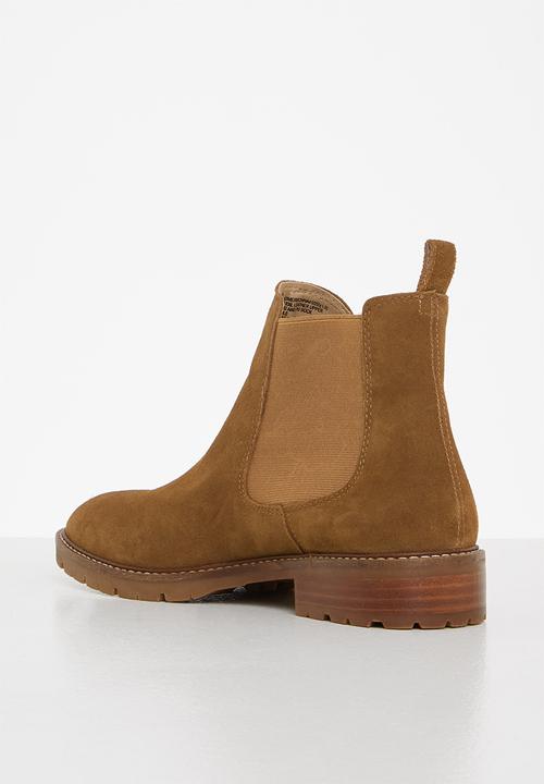 Steve Madden - Leopold suede chelsea boot - chestnut