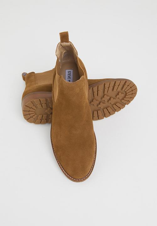 Steve Madden - Leopold suede chelsea boot - chestnut