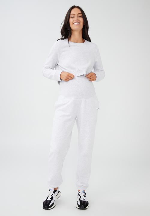 Cotton On - Maternity plush crew - cloudy grey marle