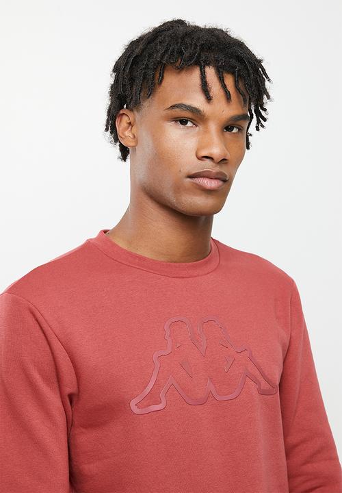 KAPPA - Logo crus sweat top -  cinnamon