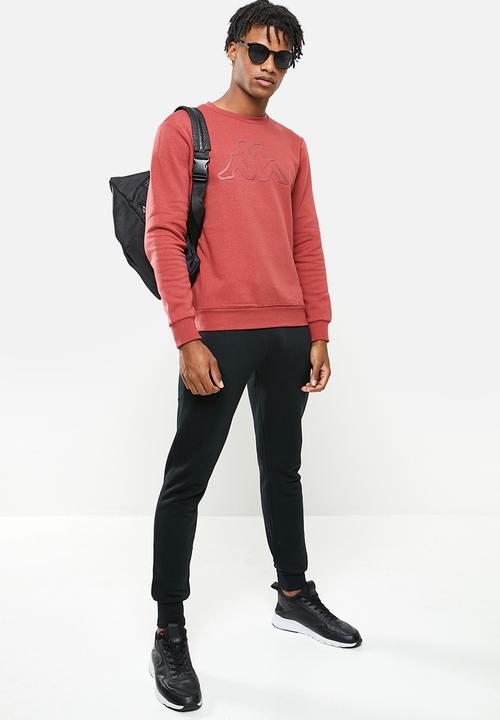 KAPPA - Logo crus sweat top -  cinnamon