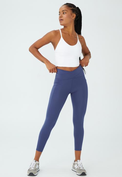 Cotton On - Ultra soft cross over 7/8 tight - vintage navy