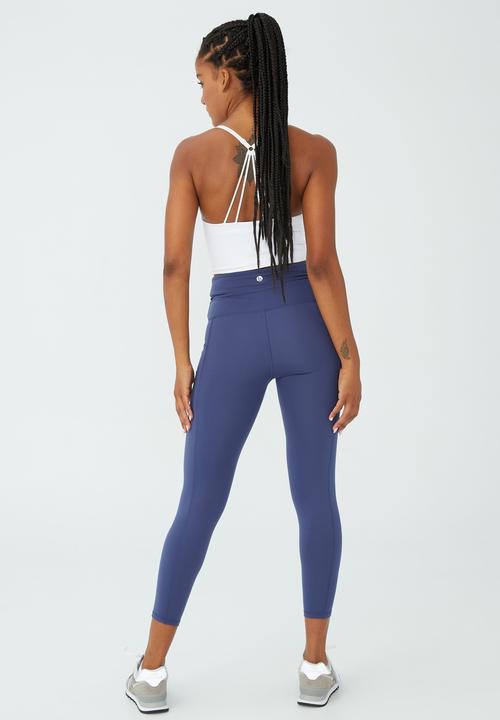 Cotton On - Ultra soft cross over 7/8 tight - vintage navy