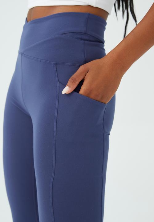 Cotton On - Ultra soft cross over 7/8 tight - vintage navy